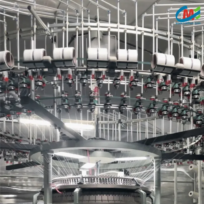 Quá trình sản xuất vải dệt kim