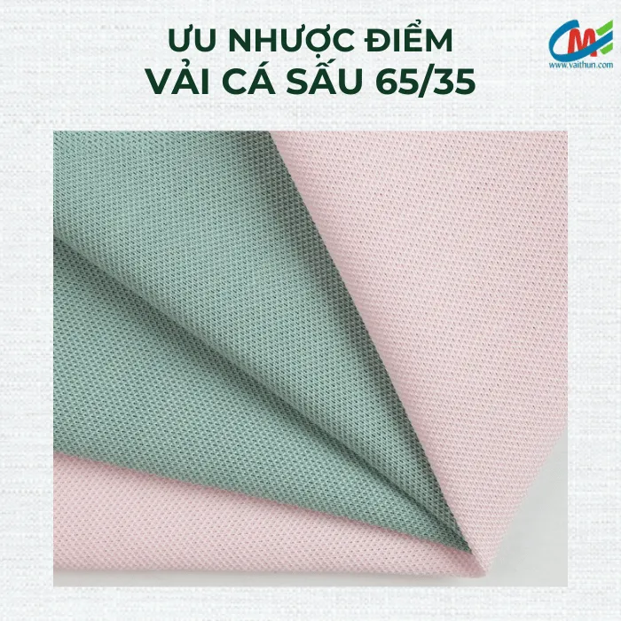 Ưu nhược điểm vải cá sấu 65/35