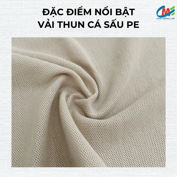 Đặc điểm nổi bật của vải thun cá sấu PE