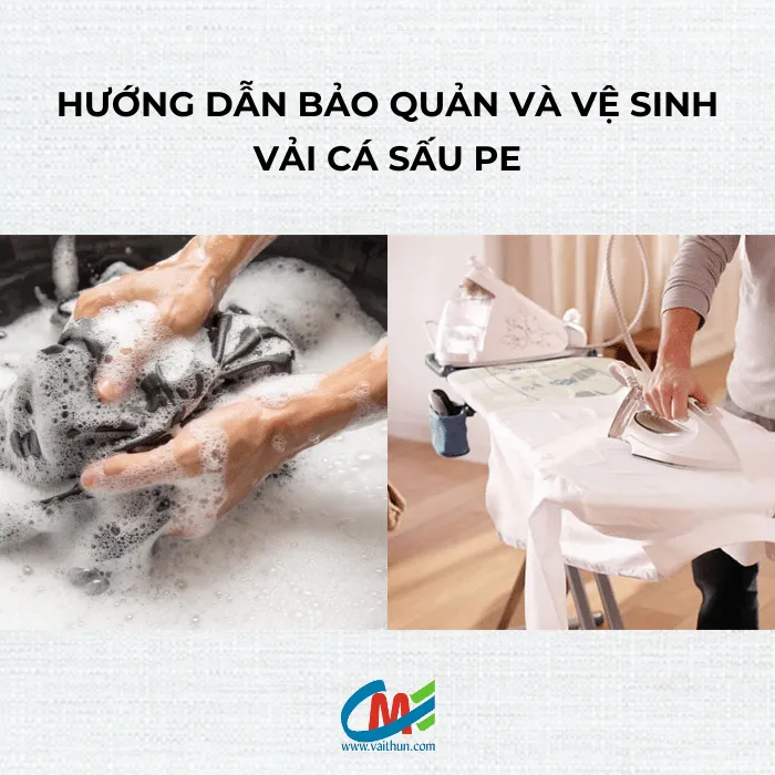 Hướng dẫn bảo quản và vệ sinh vải thun cá sấu PE