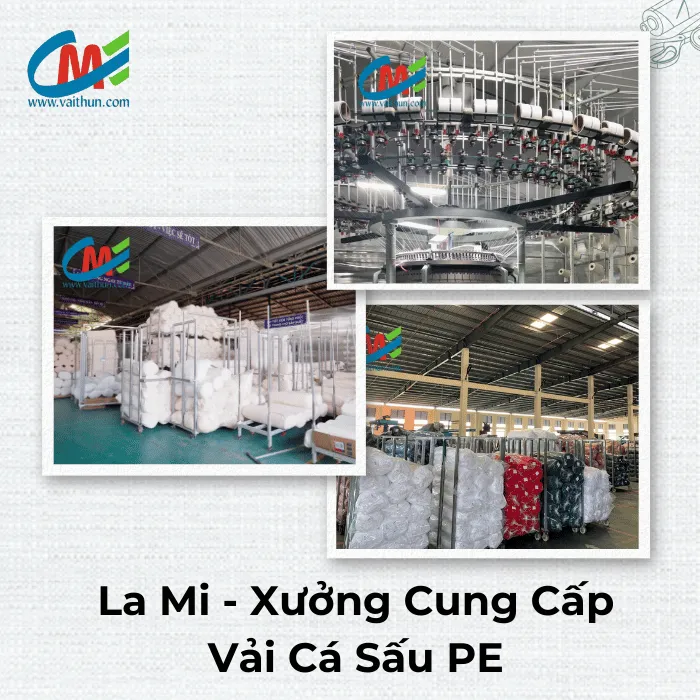 La Mi - Xưởng cung cấp vải cá sấu PE