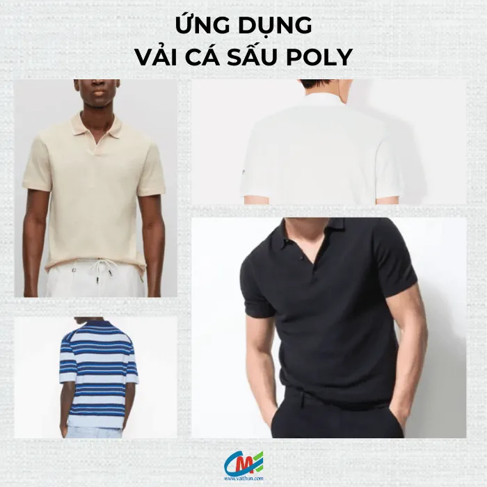 Ứng dụng vải cá sấu poly