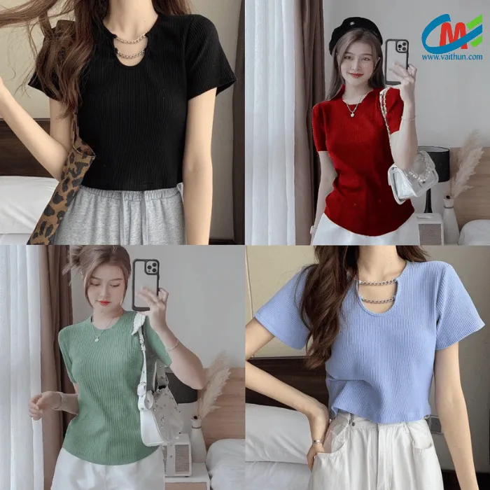 Ứng dụng của vải Rib 3x4 PE Spandex phổ biến trong may mặc