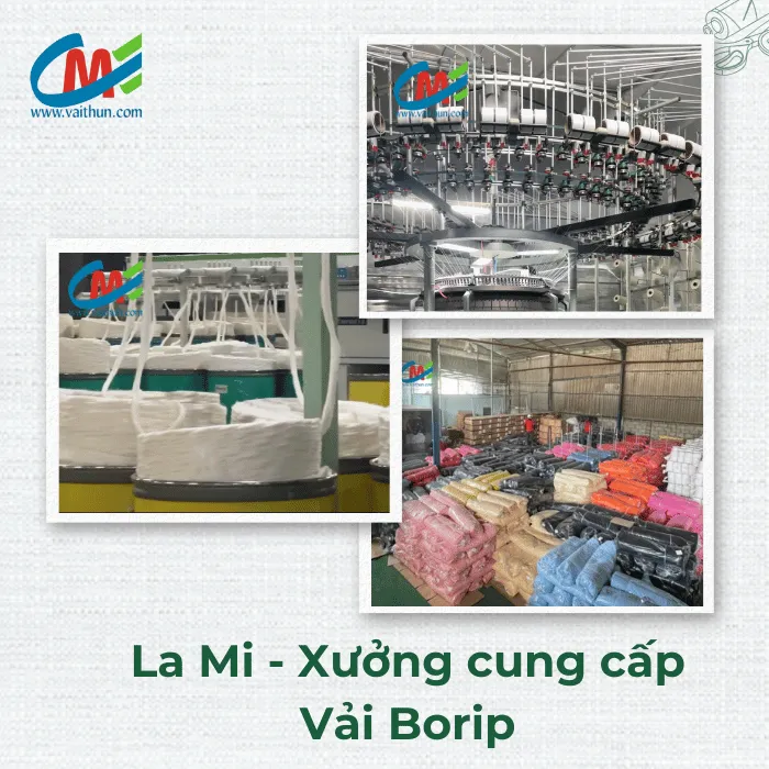 La Mi - Xưởng cung cấp vải borip