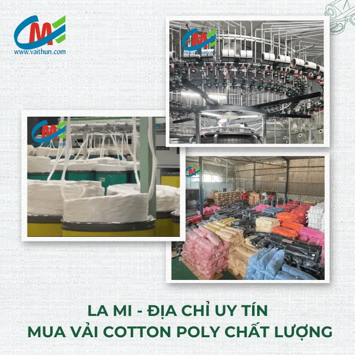 La Mi - Địa chỉ uy tín mua vải cotton poly chất lượng