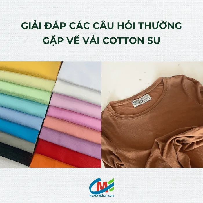 Giải đáp các câu hỏi thường gặp về vải cotton su