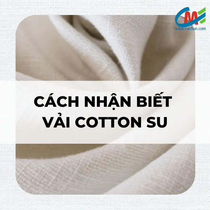Cách nhận biết vải cotton su