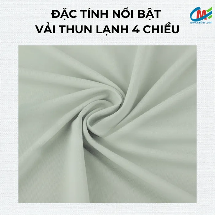 Đặc tính nổi bật của vải thun lạnh 4 chiều