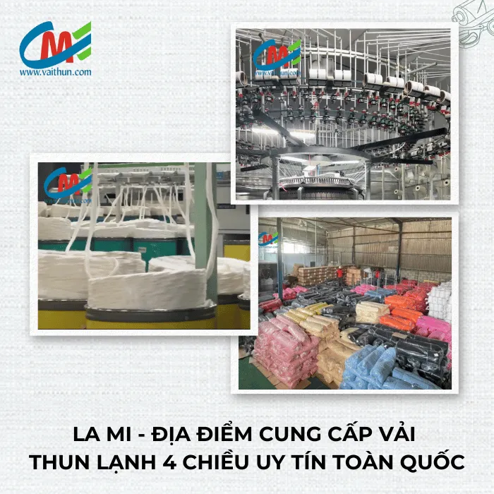 La Mi - Địa điểm cung cấp vải thun lạnh 4 chiều uy tín toàn quốc