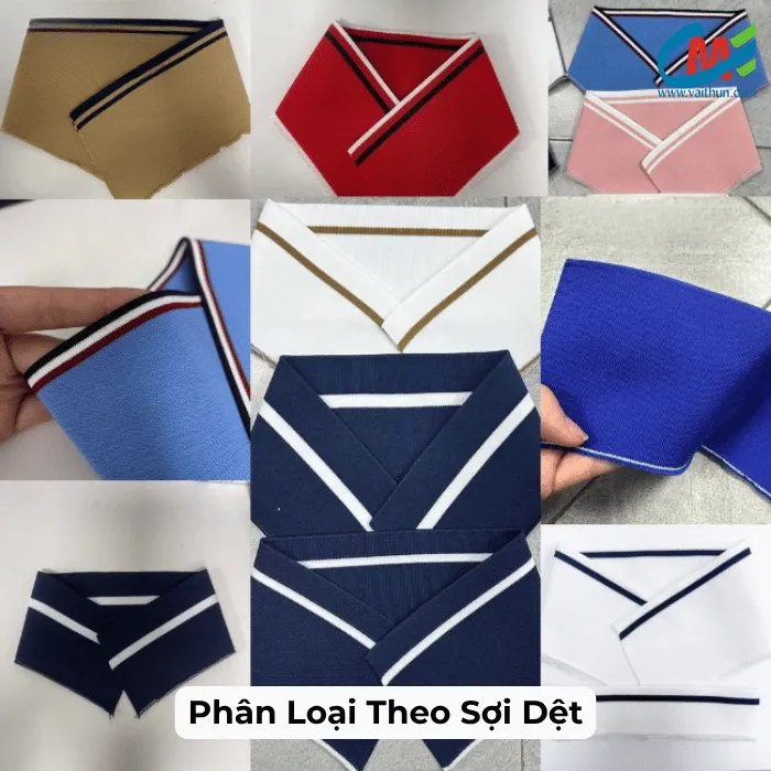 Phân loại bo cổ áo polo theo sợi dệt
