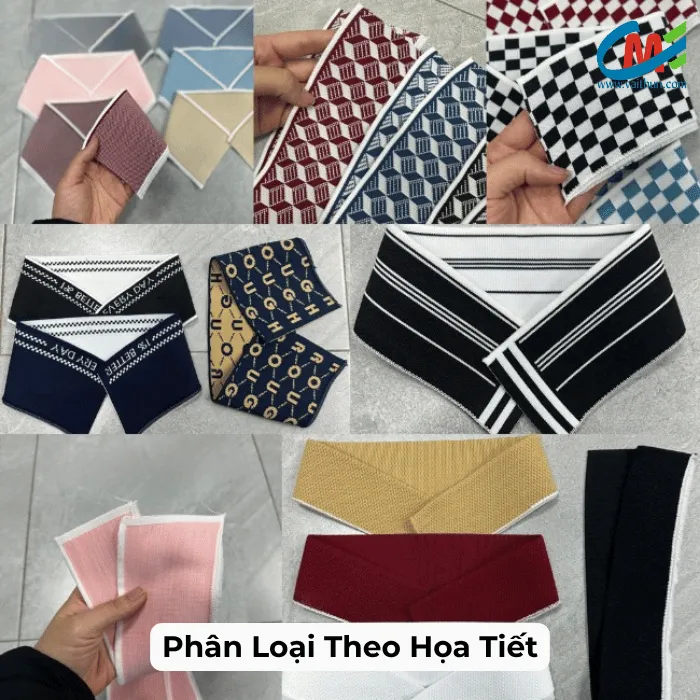 Phân loại bo cổ áo polo theo họa tiết