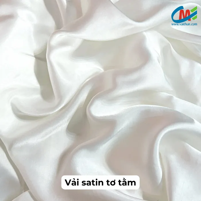 Vải satin tơ tằm
